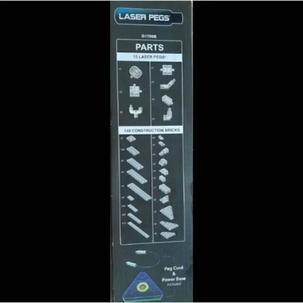 Retired Rare Laser Pegs 12 in 1 Construction Toy Kit (Spider): Light it Up